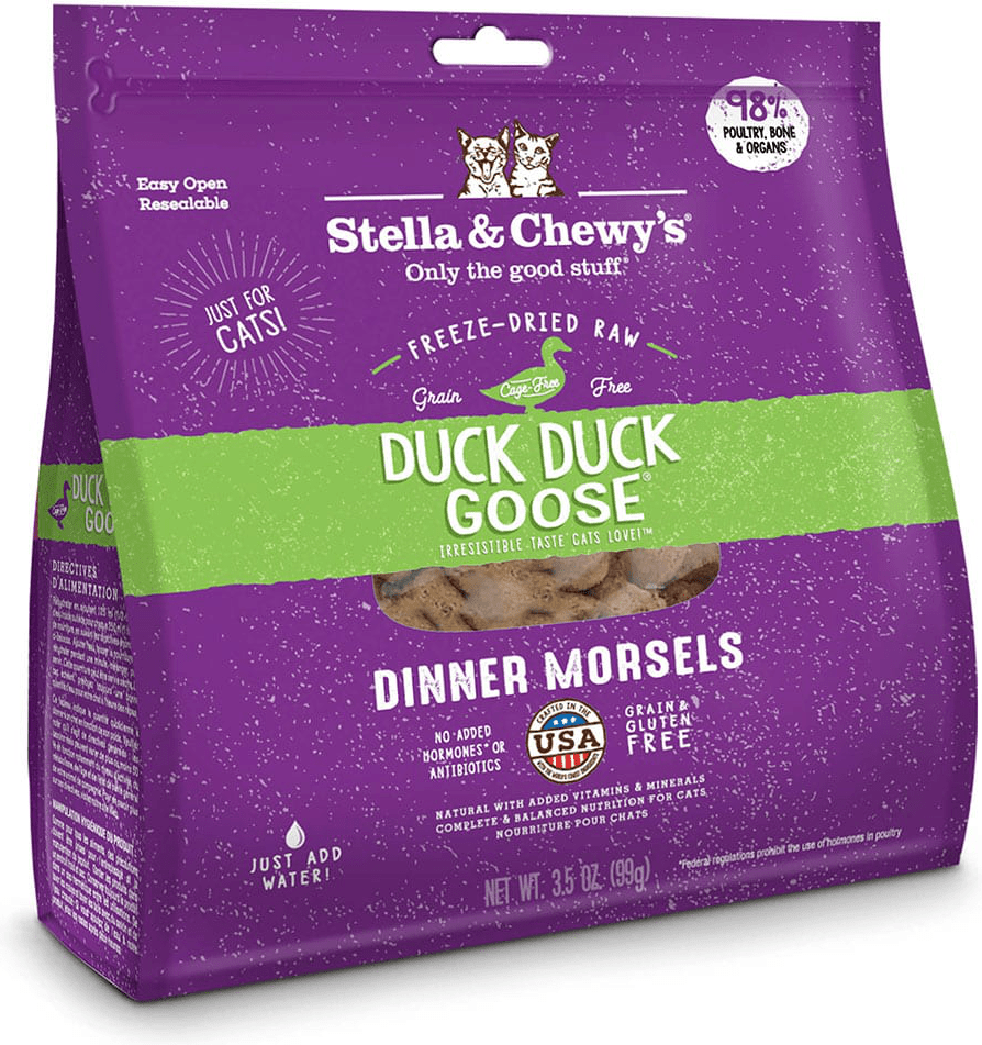 Stella & Chewys Duck Duck Goose Freeze-Dried Raw Dinner Morsels